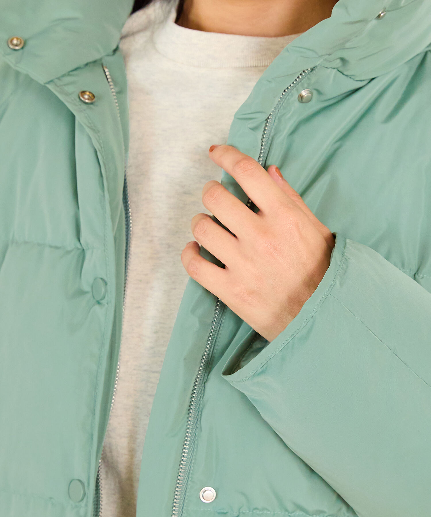 ORiental TRaffic「スタンドネック ショート ダウン ジャケット /MO43D02」|ダウン|