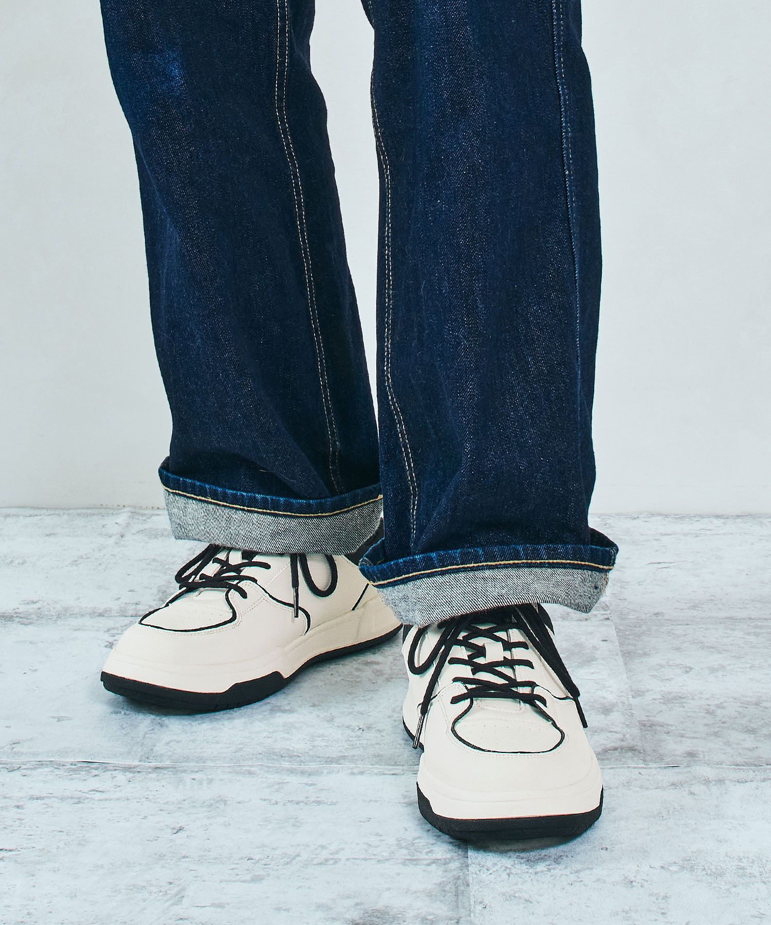 ORiental TRaffic「●2025秋冬新作●パイピングコートソールスニーカー/OT5701」|スニーカー|