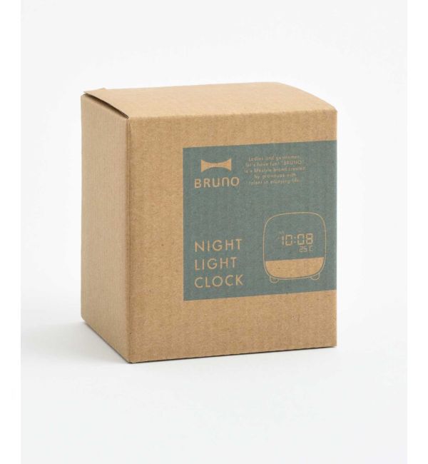 BRUNO「ナイトライトクロック」|クロック・置時計|