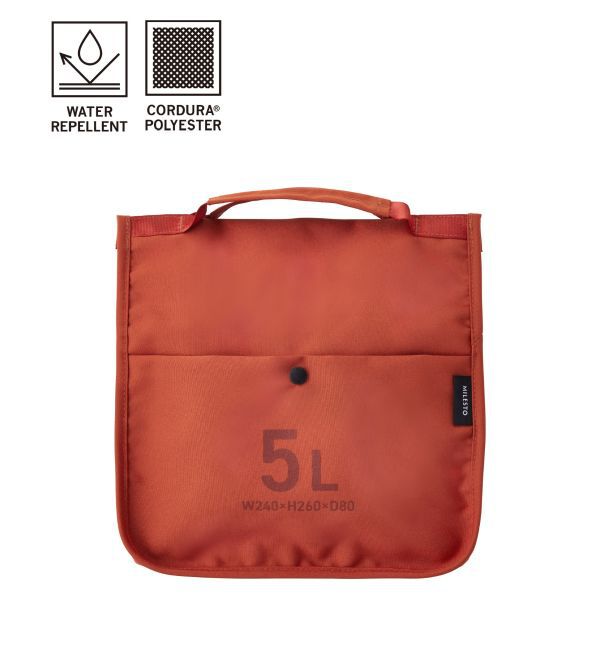 MILESTO「MILESTO UTILITY バッグインバッグ 5L」|ポーチ|オレンジ