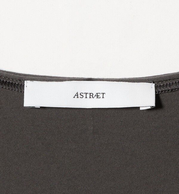 ASTRAET「＜ASTRAET＞ハイゲージ テンジク  ボタン Uネックベスト」|Tシャツ・カットソー|