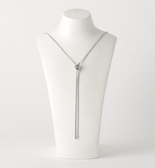 UNITED ARROWS green label relaxing「ツイストモチーフ スネーク タイネックレス」|ネックレス|