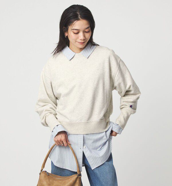 UNITED ARROWS green label relaxing「【別注】＜Champion＞ロングスリーブ スウェット プルオーバー」|スウェット・ジャージ|NATURAL