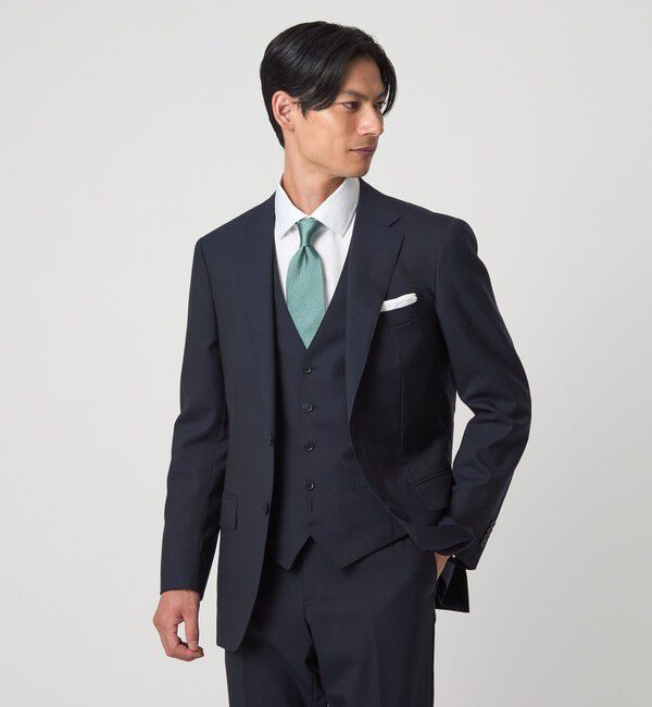 UNITED ARROWS green label relaxing「コットン シャドーストライプ クレリック ワイドカラー ドレスシャツ -イージーアイロン-」|シャツ・ブラウス|