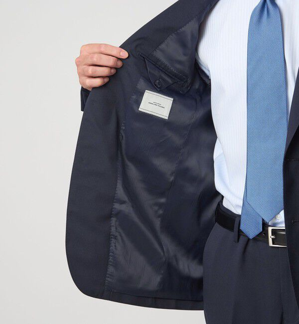 UNITED ARROWS green label relaxing「MODERATION SUIT 2B HC/BW- モデレーション スーツ ジャケット ＆ パンツ 上下セット 裾仕上げ済 -ストレッ」|スーツ|