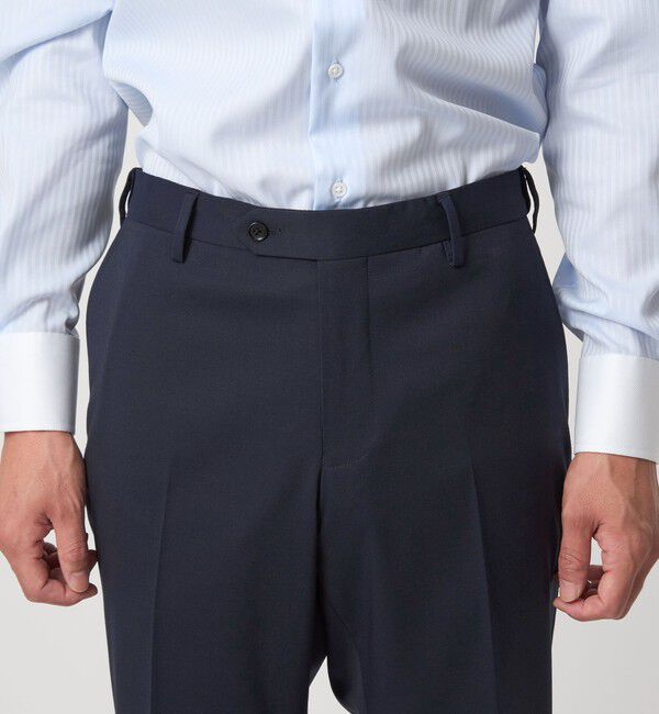 UNITED ARROWS green label relaxing「MODERATION SUIT 2B HC/BW- モデレーション スーツ ジャケット ＆ パンツ 上下セット 裾仕上げ済 -ストレッ」|スーツ|