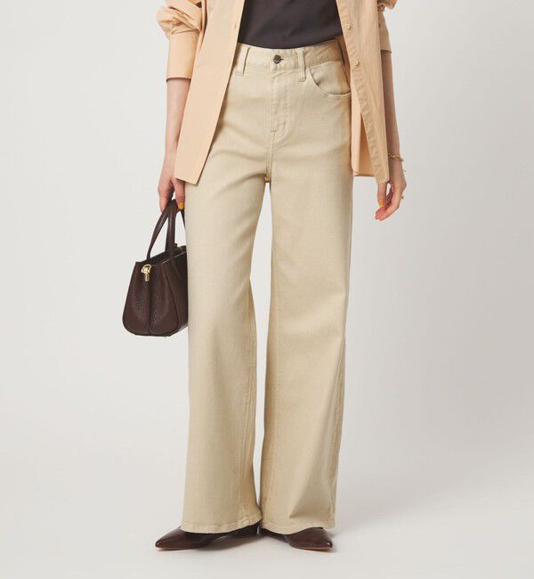 UNITED ARROWS green label relaxing「【別注】＜Healthy DENIM＞ワイド フレア デニム パンツ」|デニム|NATURAL