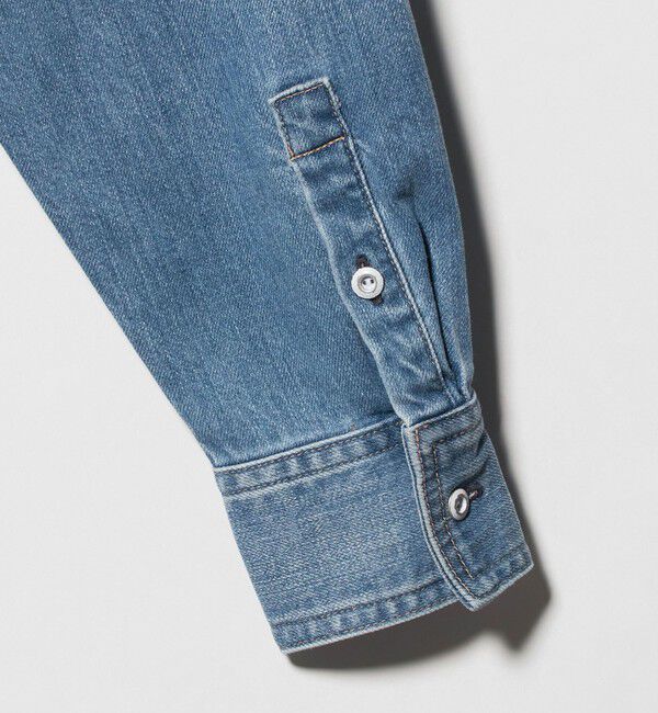 UNITED ARROWS green label relaxing「【別注】＜Healthy DENIM＞Almond ミドル デニム シャツ」|シャツ・ブラウス|