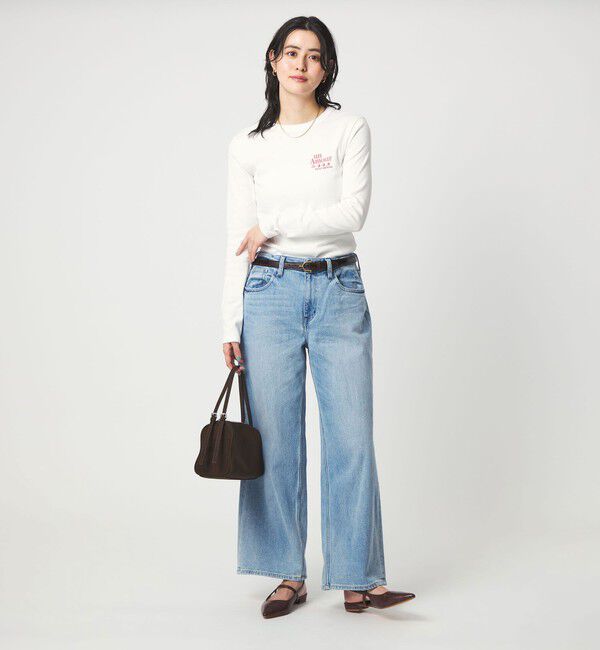 UNITED ARROWS green label relaxing「【別注】＜PETIT BATEAU＞ロングスリーブ プリント Tシャツ」|Tシャツ・カットソー|