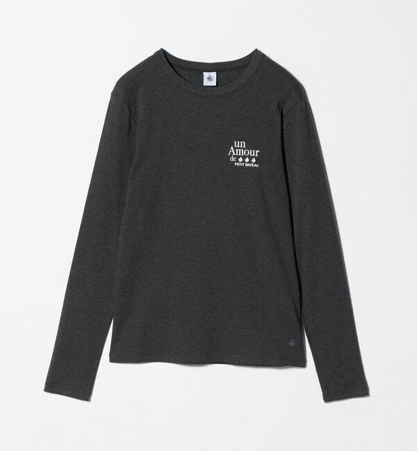 UNITED ARROWS green label relaxing「【別注】＜PETIT BATEAU＞ロングスリーブ プリント Tシャツ」|Tシャツ・カットソー|