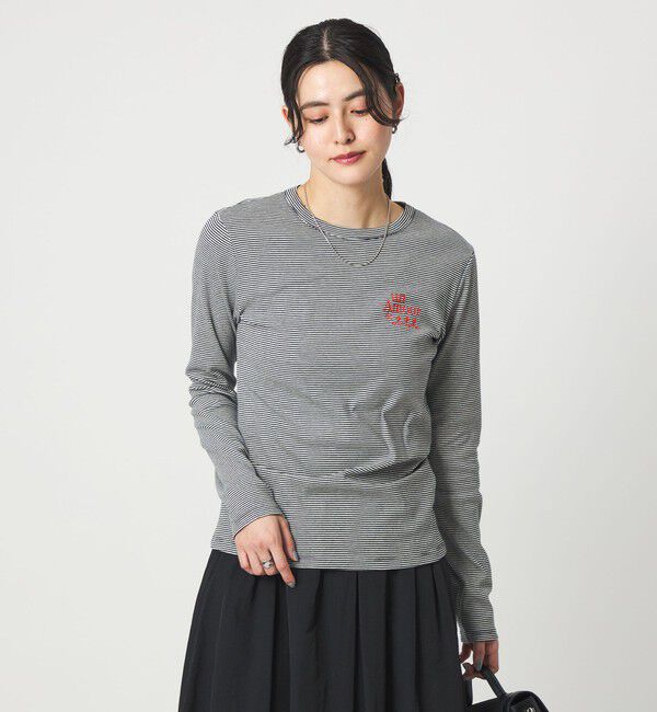 UNITED ARROWS green label relaxing「【別注】＜PETIT BATEAU＞ロングスリーブ プリント Tシャツ」|Tシャツ・カットソー|