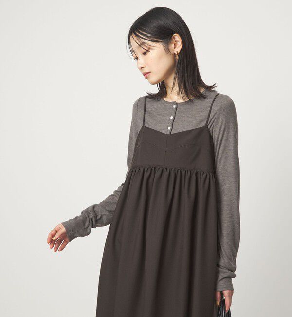 UNITED ARROWS green label relaxing「【別注】＜PROTAGONISTA＞ヘンリーネック ロングスリーブ Tシャツ」|Tシャツ・カットソー|