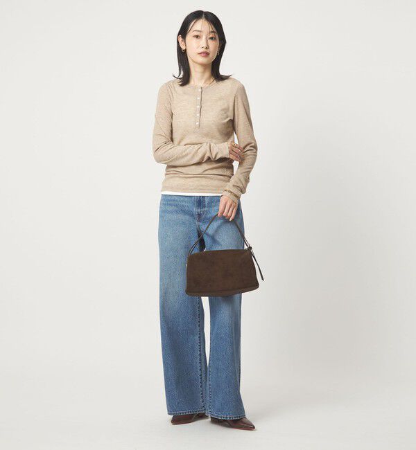 UNITED ARROWS green label relaxing「【別注】＜PROTAGONISTA＞ヘンリーネック ロングスリーブ Tシャツ」|Tシャツ・カットソー|