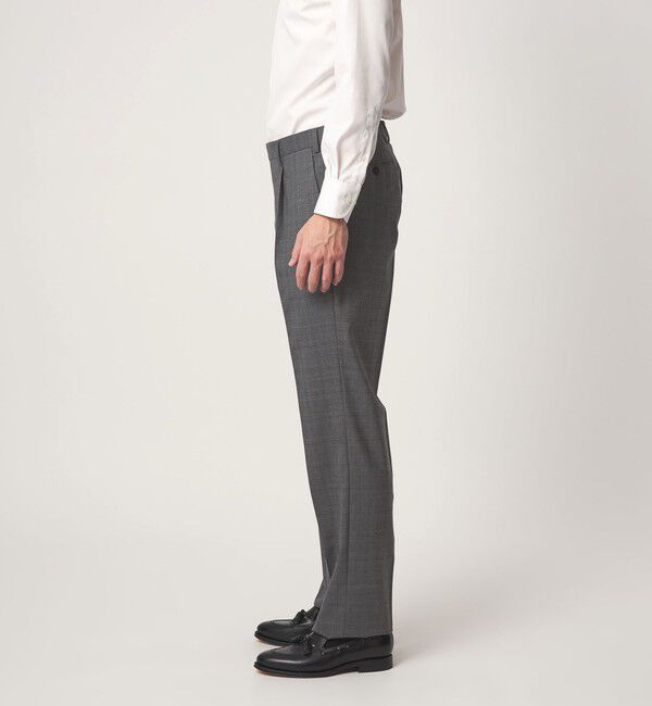 UNITED ARROWS green label relaxing「REDA グレンチェック HX 1プリーツ スーツパンツ」|スーツ|