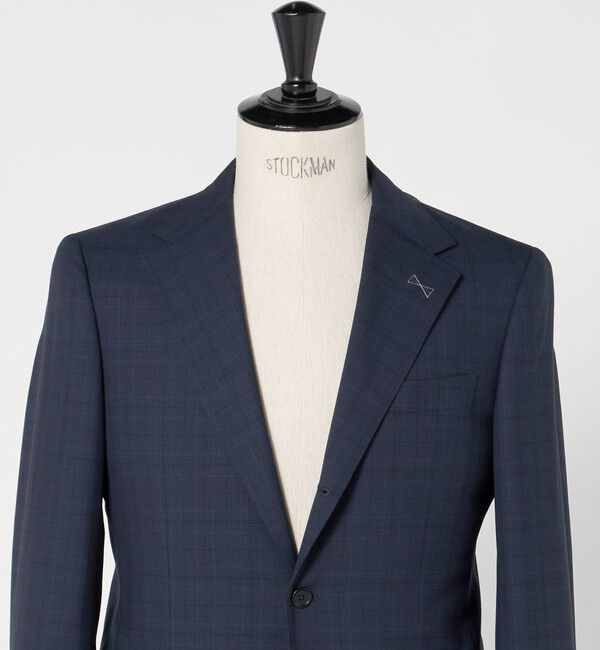 UNITED ARROWS green label relaxing「REDA グレンチェック 3B HXD スーツジャケット」|スーツ|