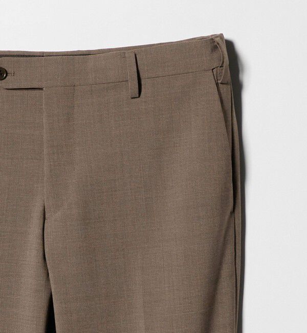 UNITED ARROWS green label relaxing「A+ TWPU チドリ スリム セットアップ パンツ スラックス -ウォッシャブル・ストレッチ・ウエストアジャスタ」|スーツ|