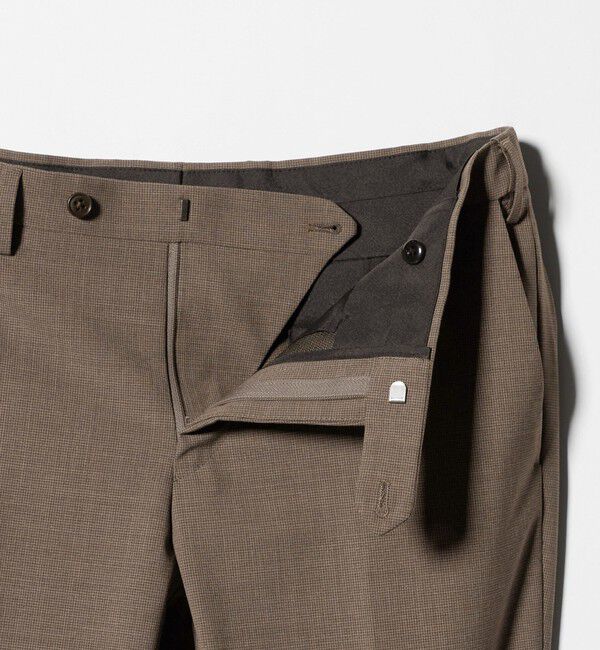 UNITED ARROWS green label relaxing「A+ TWPU チドリ スリム セットアップ パンツ スラックス -ウォッシャブル・ストレッチ・ウエストアジャスタ」|スーツ|
