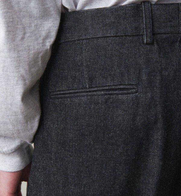 STEVEN ALAN「＜Steven Alan＞ 13.5oz デニム インツープリーツ ドレス トラウザーズ」|デニム|