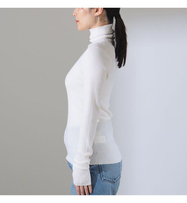 Demi-Luxe BEAMS 「リブ タートルネックニット」|ニット・セーター|