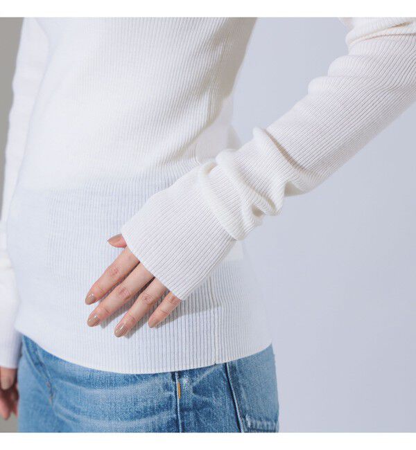 Demi-Luxe BEAMS 「リブ タートルネックニット」|ニット・セーター|