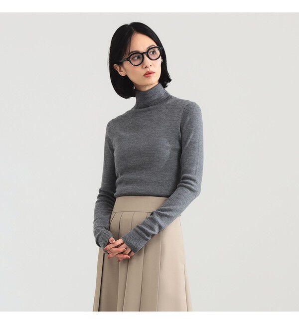 Demi-Luxe BEAMS 「リブ タートルネックニット」|ニット・セーター|