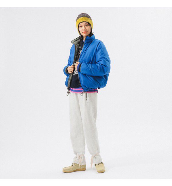 BEAMSBOY「リバーシブル ダウン ジャケット」|ブルゾン・スタジャン|