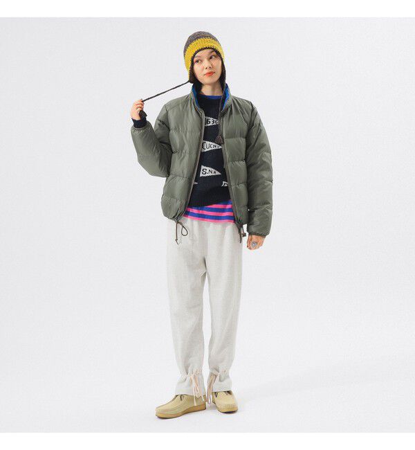 BEAMSBOY「リバーシブル ダウン ジャケット」|ブルゾン・スタジャン|