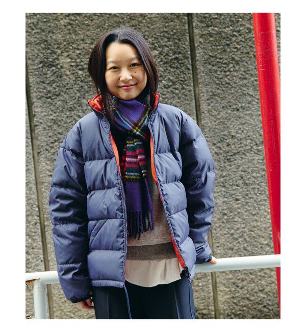 BEAMSBOY「リバーシブル ダウン ジャケット」|ブルゾン・スタジャン|NAVY