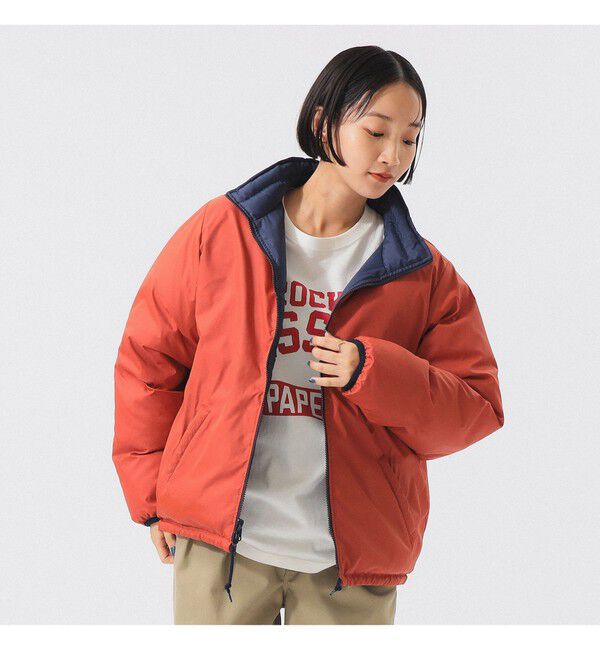 BEAMSBOY「リバーシブル ダウン ジャケット」|ブルゾン・スタジャン|