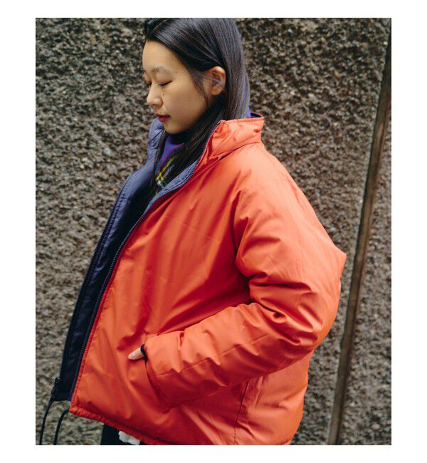 BEAMSBOY「リバーシブル ダウン ジャケット」|ブルゾン・スタジャン|