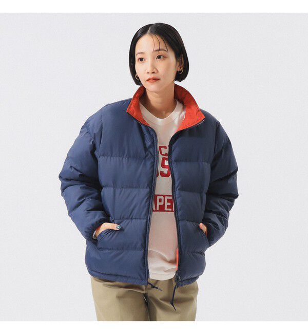 BEAMSBOY「リバーシブル ダウン ジャケット」|ブルゾン・スタジャン|