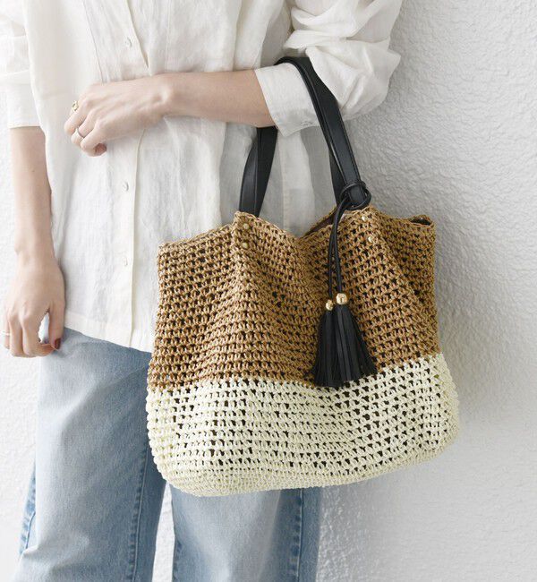 SHIPS any「【WEB限定】SHIPS any: コマアミ トート」|トートバッグ|