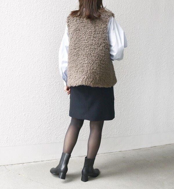 SHIPS for women「〈手洗い可能〉ニードル ストレッチ サイド ポケット ミニ スカート ◇」|スカート|