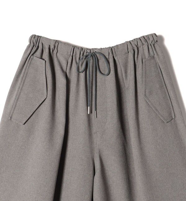 SHIPS for women「〈手洗い可能〉メランジ ツイル ギャザー カーゴパンツ ◇」|カーゴ|