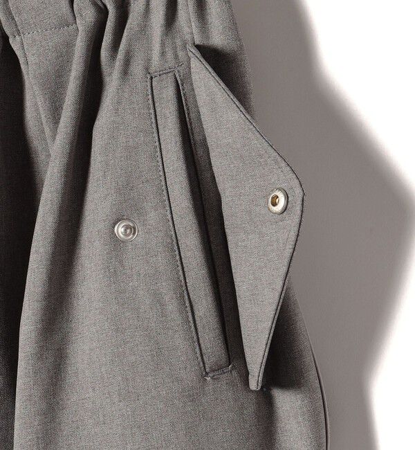 SHIPS for women「〈手洗い可能〉メランジ ツイル ギャザー カーゴパンツ ◇」|カーゴ|