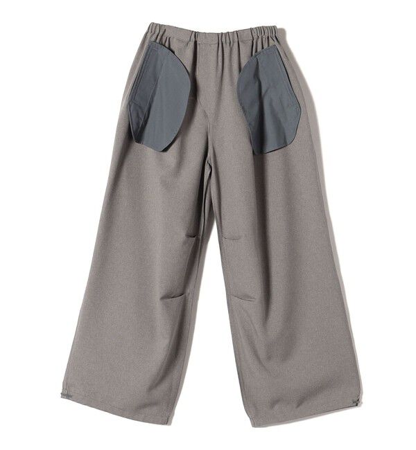 SHIPS for women「〈手洗い可能〉メランジ ツイル ギャザー カーゴパンツ ◇」|カーゴ|
