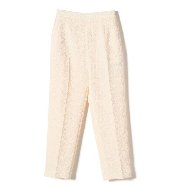 SHIPS for women「〈手洗い可能〉フクレ ジャカード テーパード パンツ」|その他|