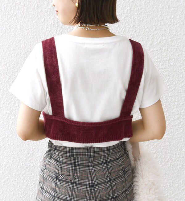 SHIPS for women「〈手洗い可能〉モールヤーン ニット ビスチェ」|ニット・セーター|