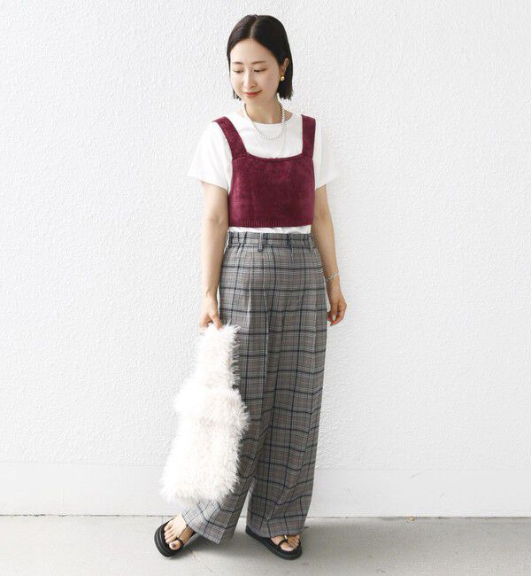 SHIPS for women「〈手洗い可能〉モールヤーン ニット ビスチェ」|ニット・セーター|