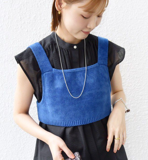 SHIPS for women「〈手洗い可能〉モールヤーン ニット ビスチェ」|ニット・セーター|