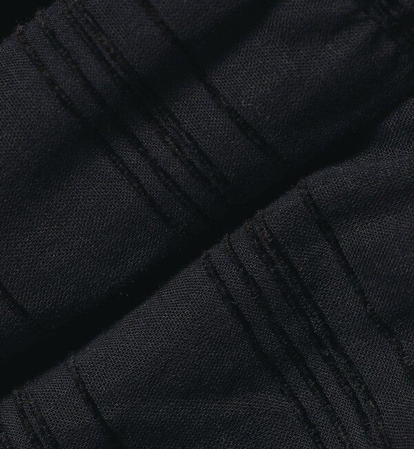 SHIPS any「SHIPS any: シアー ジャカード シャーリング バンドカラー シャツ」|シャツ・ブラウス|