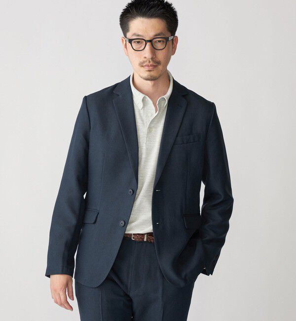 SHIPS「【WEB限定】SHIPS: 吸水速乾・UVケア Drymix（R）ワンポイントロゴ ボタンダウン 長袖ポロシャツ」|ポロシャツ|