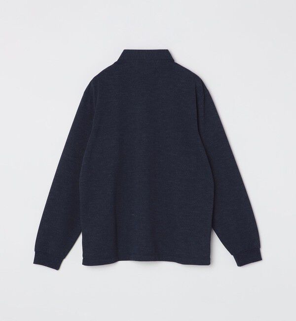 SHIPS「【WEB限定】SHIPS: 吸水速乾・UVケア Drymix（R）ワンポイントロゴ ボタンダウン 長袖ポロシャツ」|ポロシャツ|