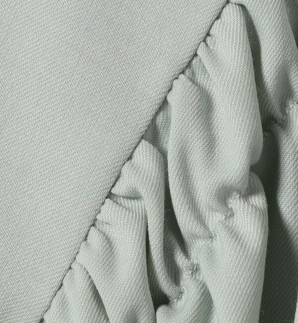 SHIPS for women「〈手洗い可能〉ウール混 スタンドカラー 袖 シャーリング ブラウス」|シャツ・ブラウス|