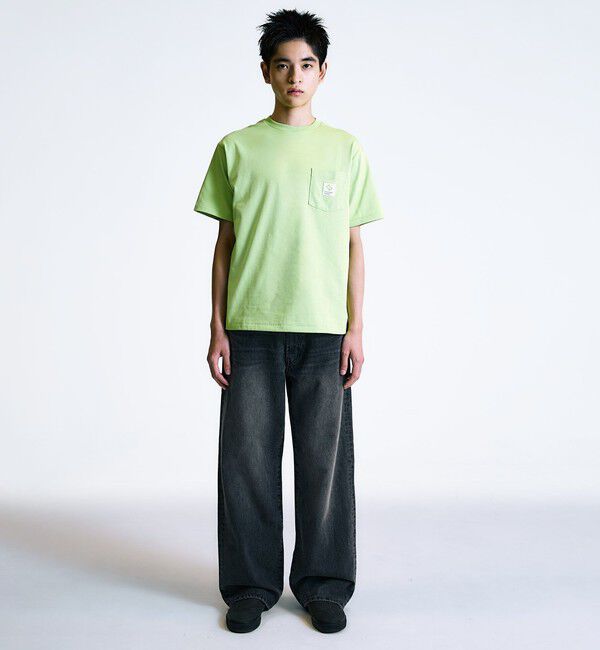 SHIPS「City Ambient Products: 12オンス ストレート バギー デニム パンツ」|デニム|