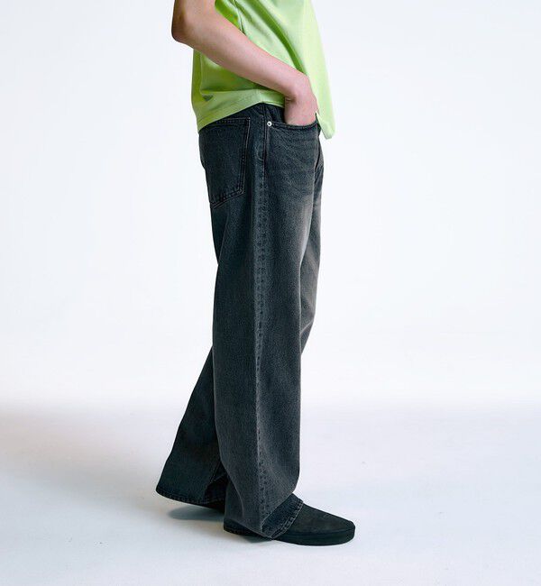 SHIPS「City Ambient Products: 12オンス ストレート バギー デニム パンツ」|デニム|