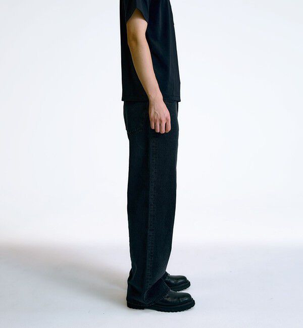 SHIPS「City Ambient Products: 12オンス ストレート バギー デニム パンツ」|デニム|