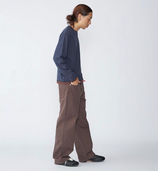 SHIPS「City Ambient Products: 12オンス ストレート バギー デニム パンツ」|デニム|