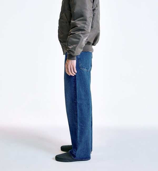 SHIPS「City Ambient Products: 12オンス ストレート バギー デニム パンツ」|デニム|