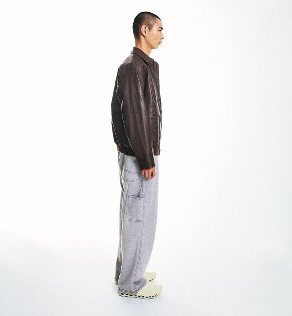 SHIPS「NEO BLUE: BAGGY CARPENTER SWEAT PANTS」|チノ|